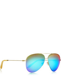 blaue Sonnenbrille von Victoria Beckham