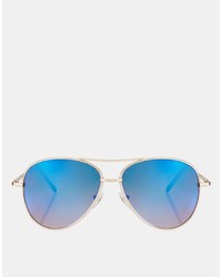 blaue Sonnenbrille von Asos