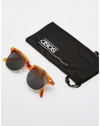 blaue Sonnenbrille von Asos