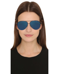 blaue Sonnenbrille von Victoria Beckham