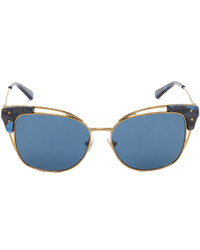 blaue Sonnenbrille von Tory Burch