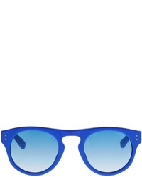 blaue Sonnenbrille von Linda Farrow