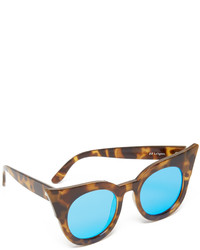 blaue Sonnenbrille von Le Specs
