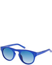 blaue Sonnenbrille von Linda Farrow