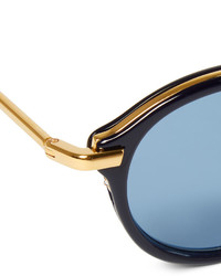 blaue Sonnenbrille von Thom Browne