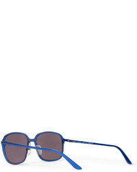 blaue Sonnenbrille