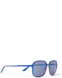 blaue Sonnenbrille