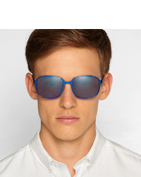 blaue Sonnenbrille