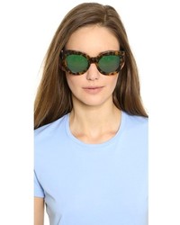 blaue Sonnenbrille von Karen Walker