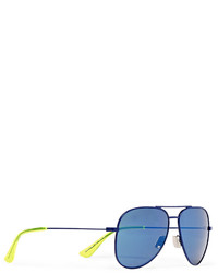 blaue Sonnenbrille von Saint Laurent