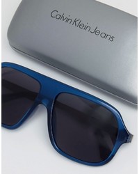 blaue Sonnenbrille von Calvin Klein