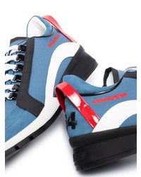 blaue Sportschuhe von DSQUARED2