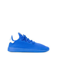 blaue Sportschuhe von Adidas By Pharrell Williams