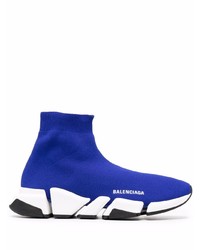 blaue Sportschuhe von Balenciaga