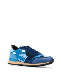 blaue Sportschuhe von Valentino Garavani