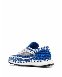 blaue Sportschuhe von Valentino Garavani