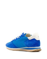 blaue Sportschuhe von Philippe Model Paris