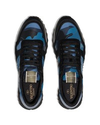 blaue Sportschuhe von Valentino Garavani