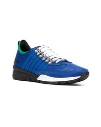 blaue Sportschuhe von DSQUARED2