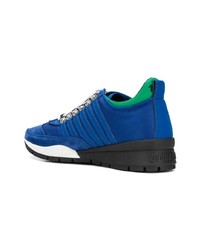 blaue Sportschuhe von DSQUARED2