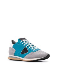 blaue Sportschuhe von Philippe Model Paris