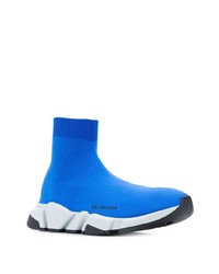 blaue Sportschuhe von Balenciaga