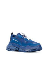 blaue Sportschuhe von Balenciaga