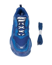 blaue Sportschuhe von Balenciaga