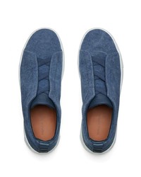 blaue Sportschuhe von Zegna