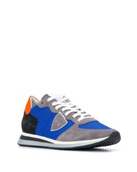 blaue Sportschuhe von Philippe Model Paris