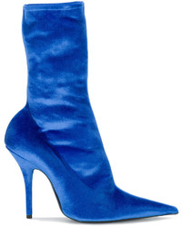 blaue Stiefeletten von Balenciaga