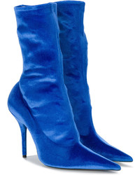 blaue Stiefeletten von Balenciaga