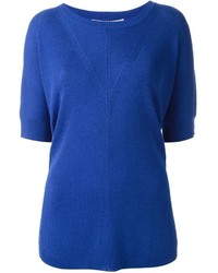 blaue Strick Bluse von Diane von Furstenberg