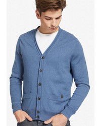 blaue Strickjacke von khujo