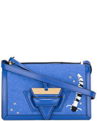 blaue Taschen mit geometrischem Muster von Loewe