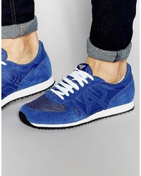 blaue Turnschuhe von Armani Jeans