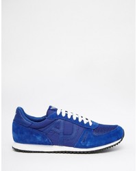 blaue Turnschuhe von Armani Jeans