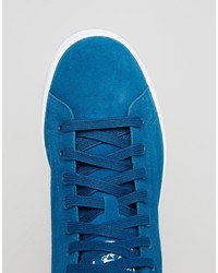 blaue Turnschuhe von adidas