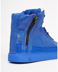 blaue Turnschuhe von Criminal Damage