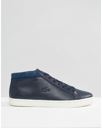 blaue Turnschuhe von Lacoste