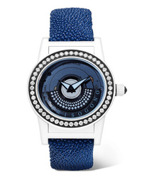blaue Uhr von de GRISOGONO