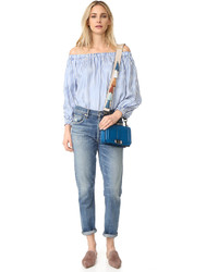 blaue Umhängetasche von Rebecca Minkoff