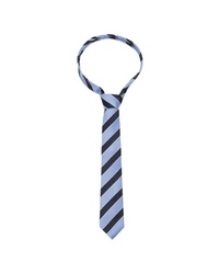 blaue vertikal gestreifte Krawatte von Seidensticker
