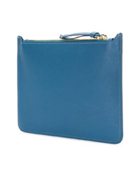 blaue verzierte Clutch von Mr & Mrs Italy