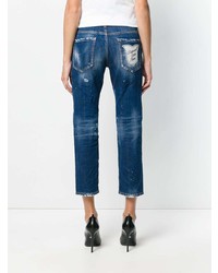 blaue verzierte Jeans von Dsquared2