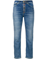 blaue verzierte Jeans von Dondup