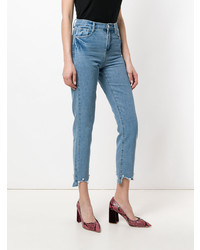 blaue verzierte Jeans von Jovonna