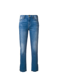 blaue verzierte Jeans von Frame Denim