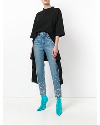 blaue verzierte Jeans von Grlfrnd