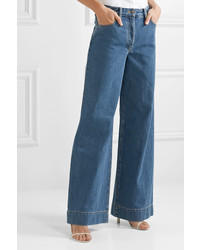 blaue weite Hose aus Jeans von The Row